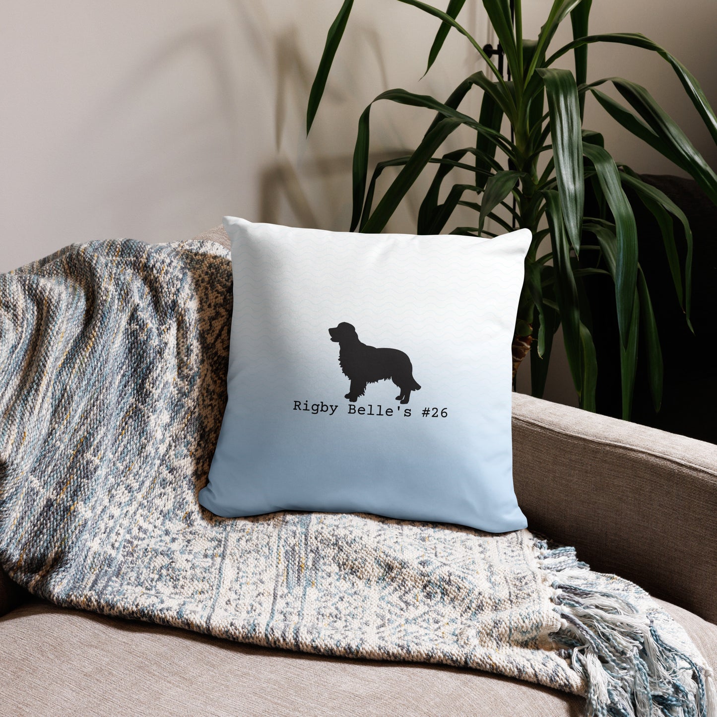 "Flower Queen" French Pillow