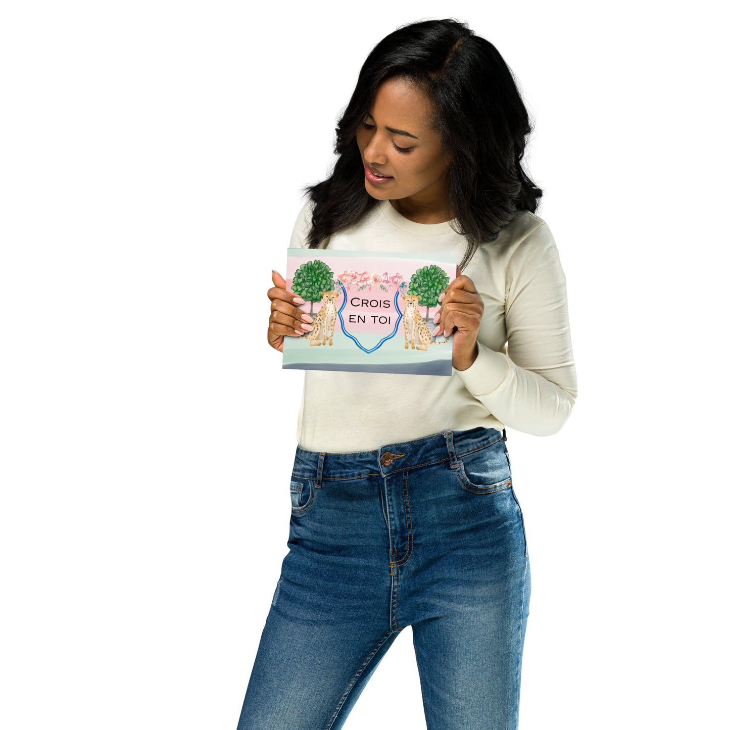 "Believe in Yourself" in French Poster