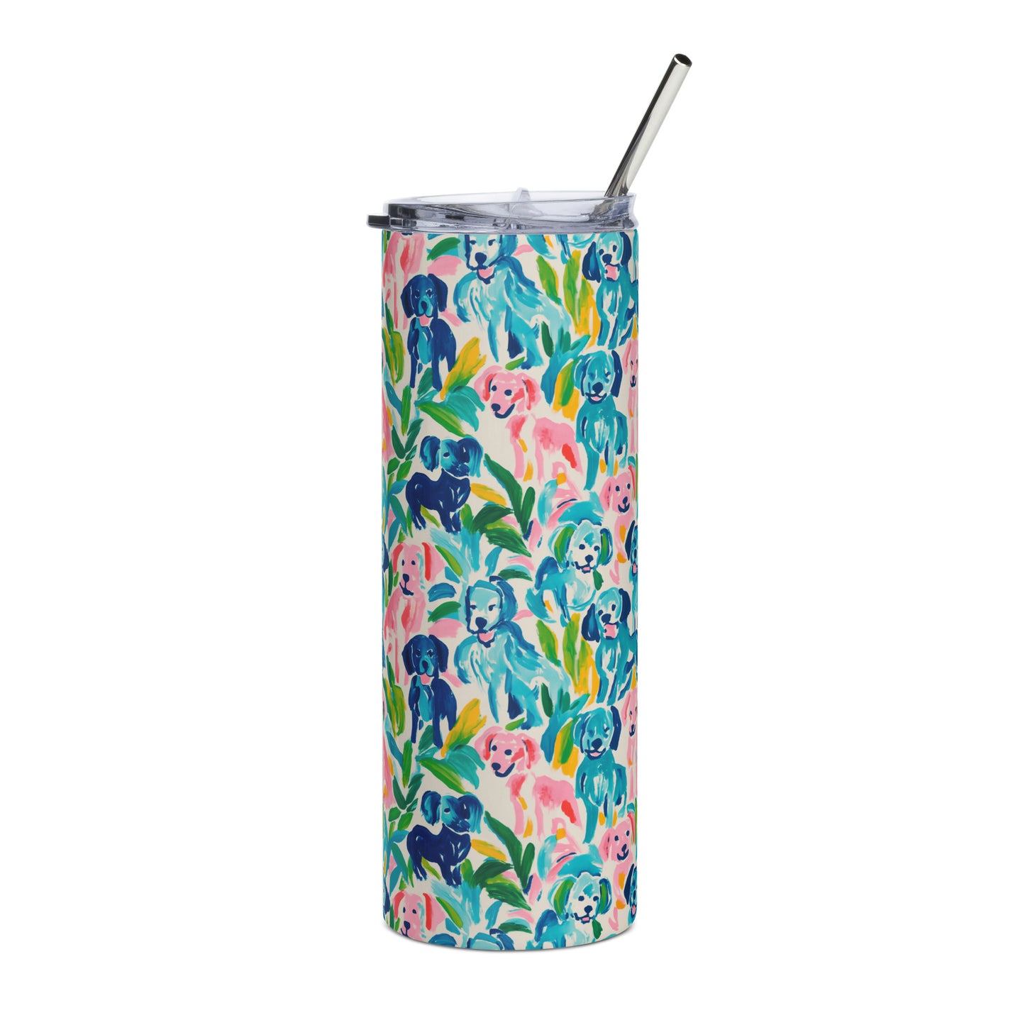 Tropical Puppers Stainless steel tumbler