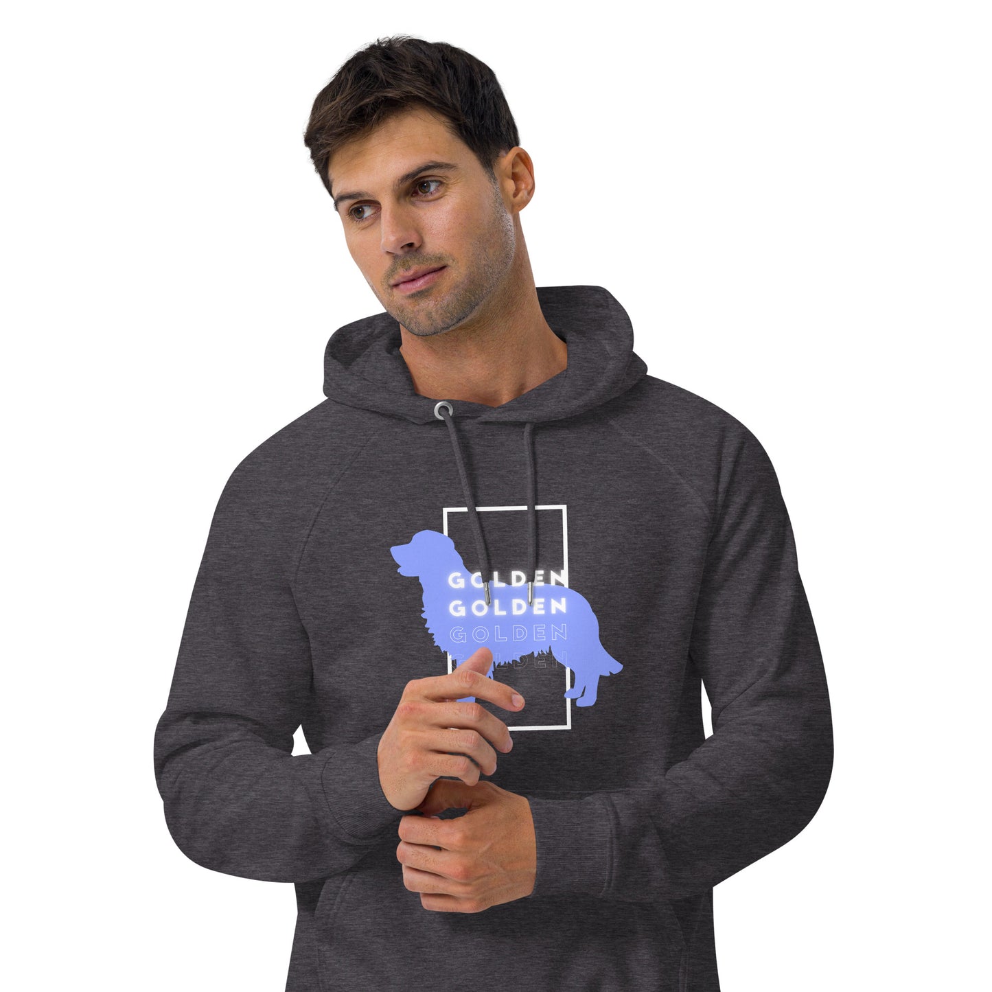 Golden Unisex eco raglan hoodie