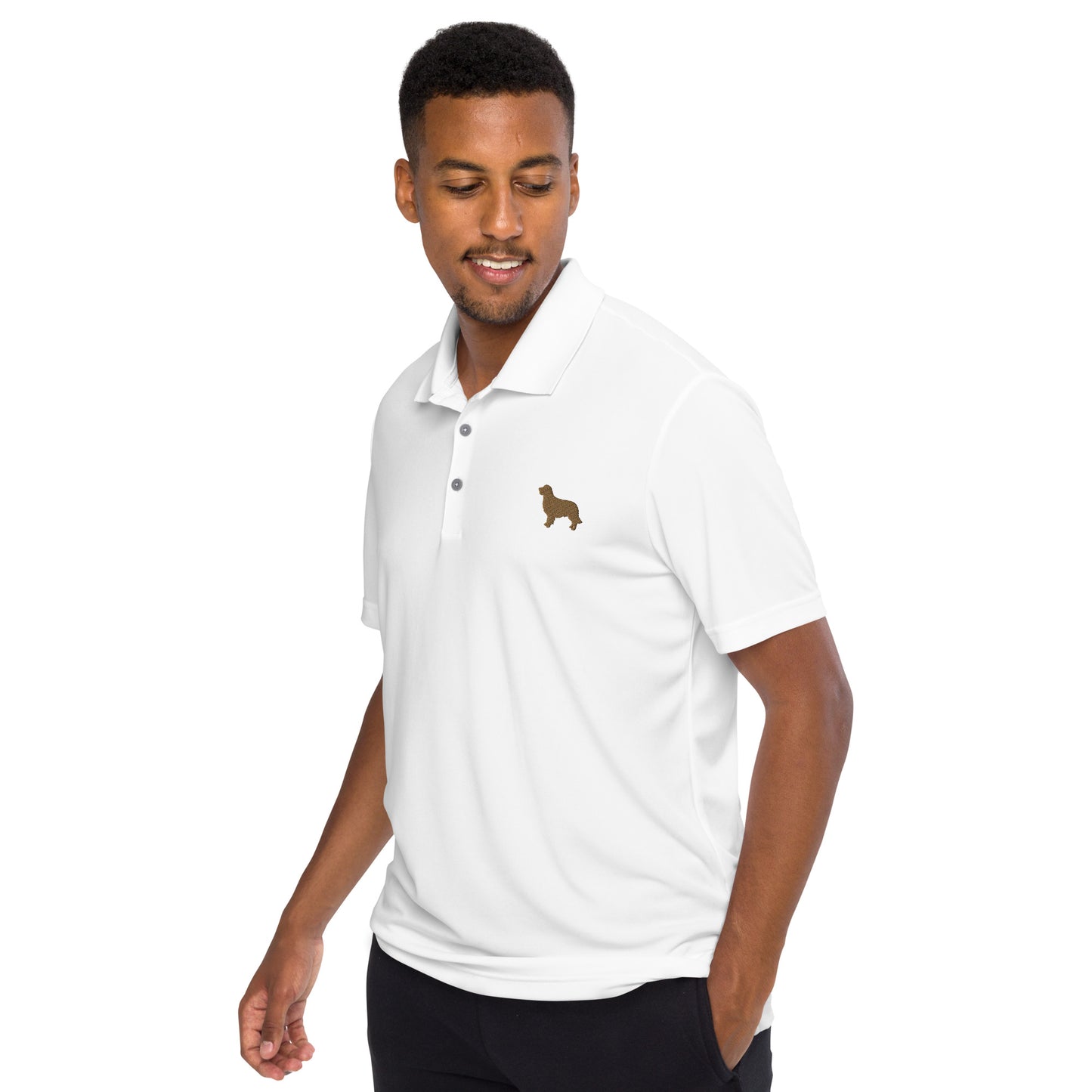 Rigby's adidas performance polo shirt