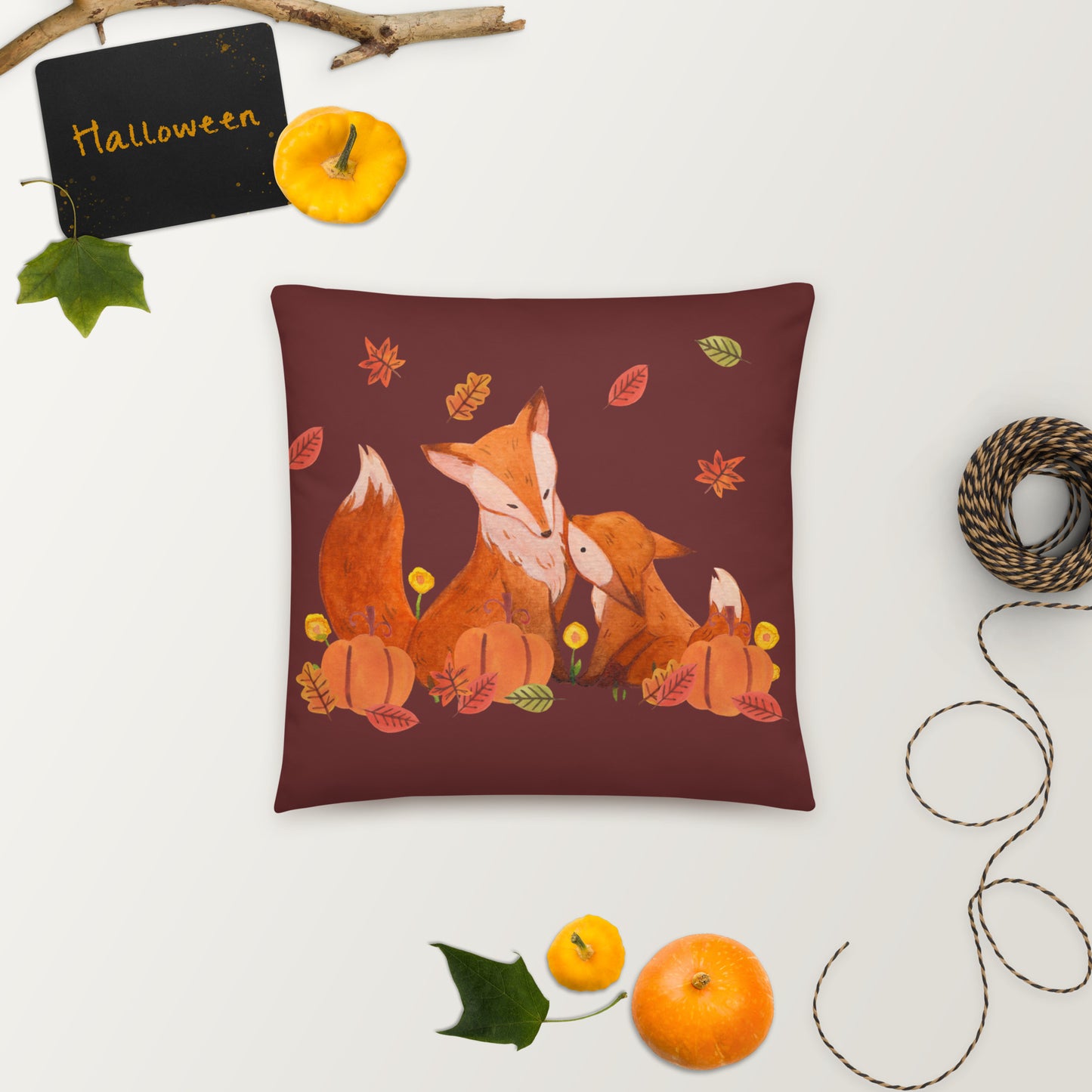 Sweet Foxes Pillow