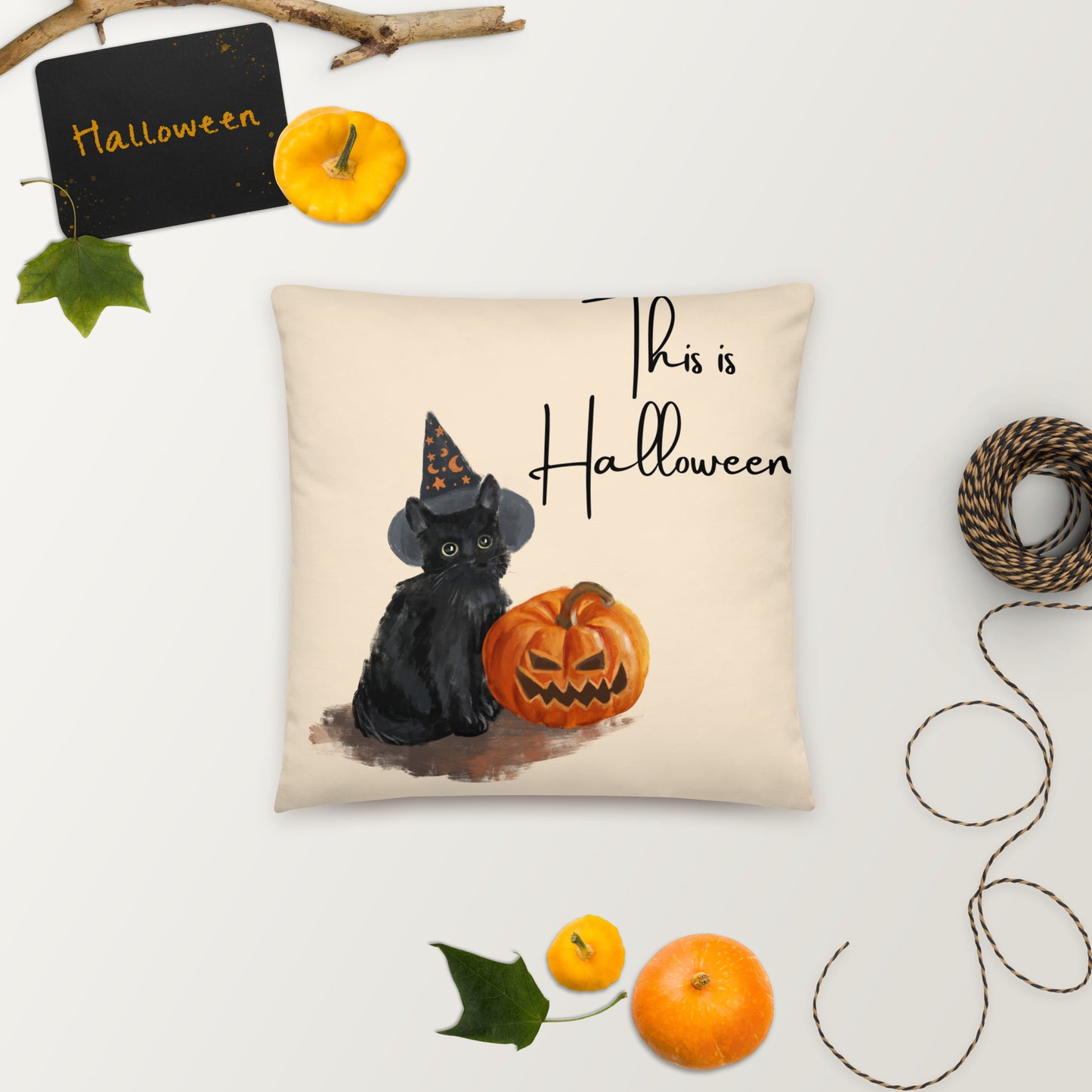 Eddie's This Is Halloween Pillow