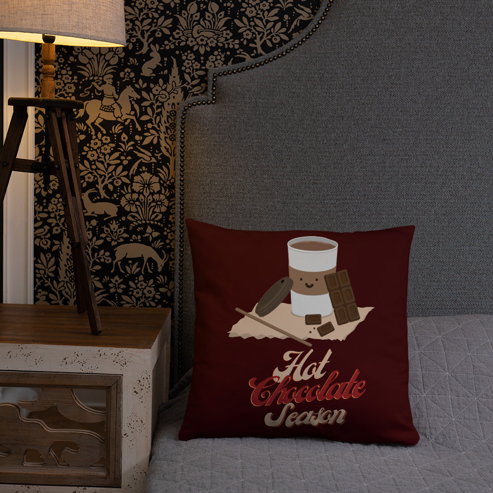Hot Chocolate Season Pillow