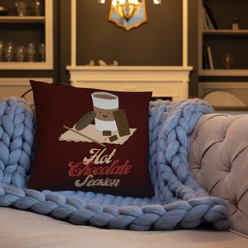 Hot Chocolate Season Pillow