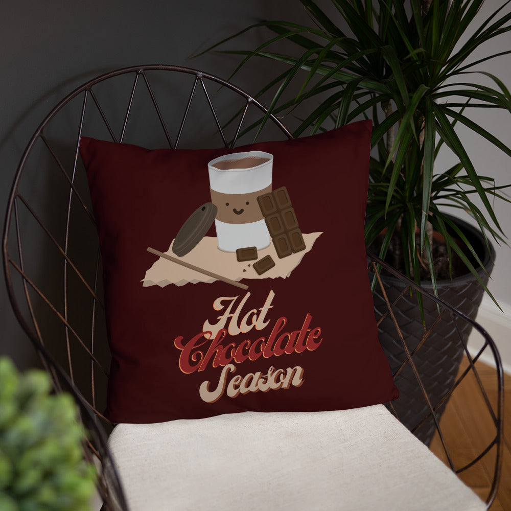 Hot Chocolate Season Pillow