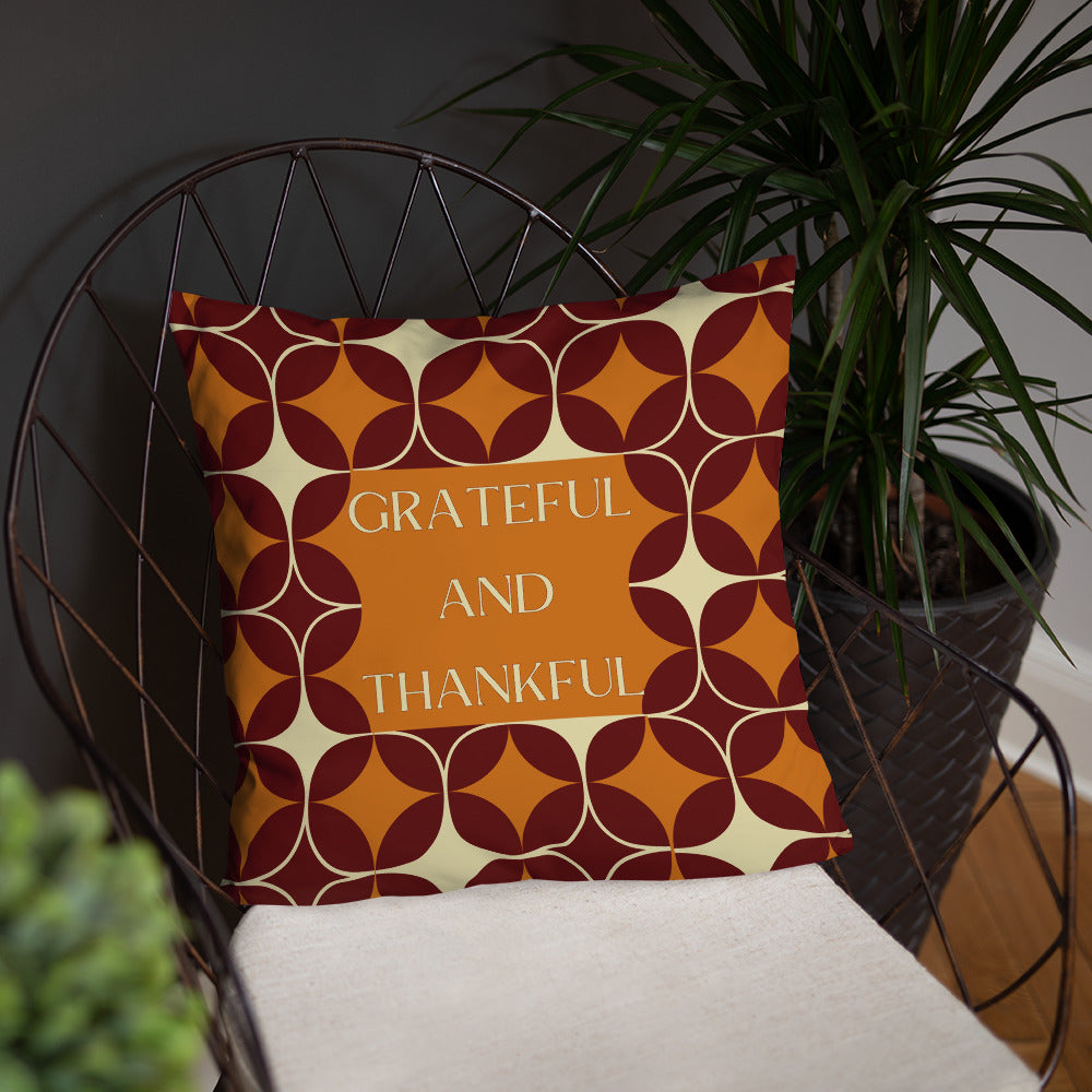 Grateful & Thankful Pillow