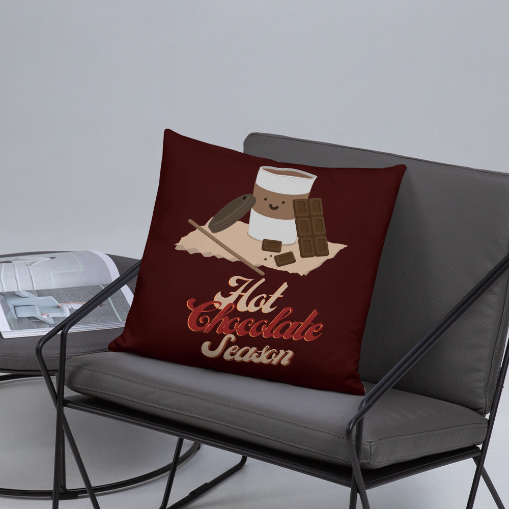 Hot Chocolate Season Pillow