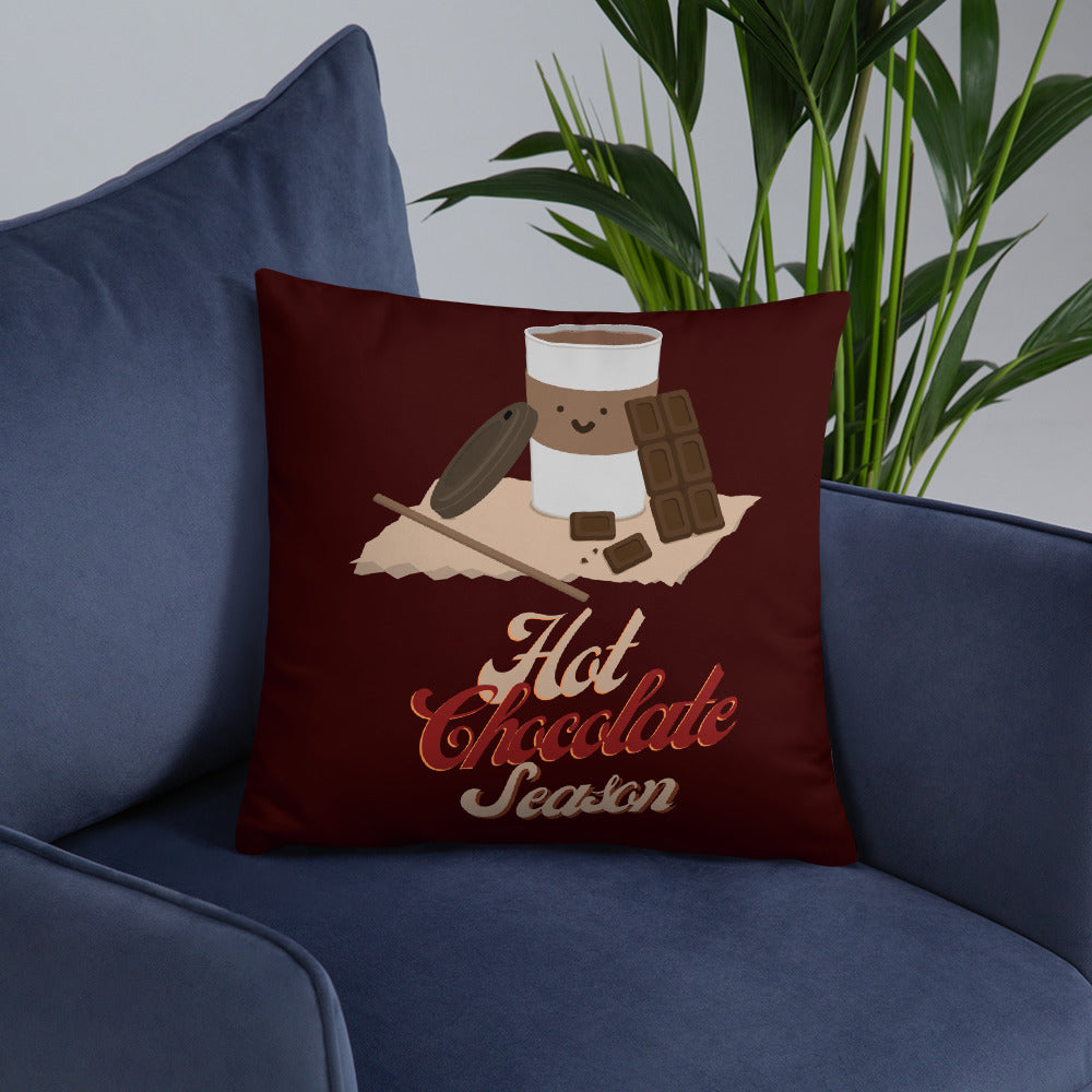 Hot Chocolate Season Pillow