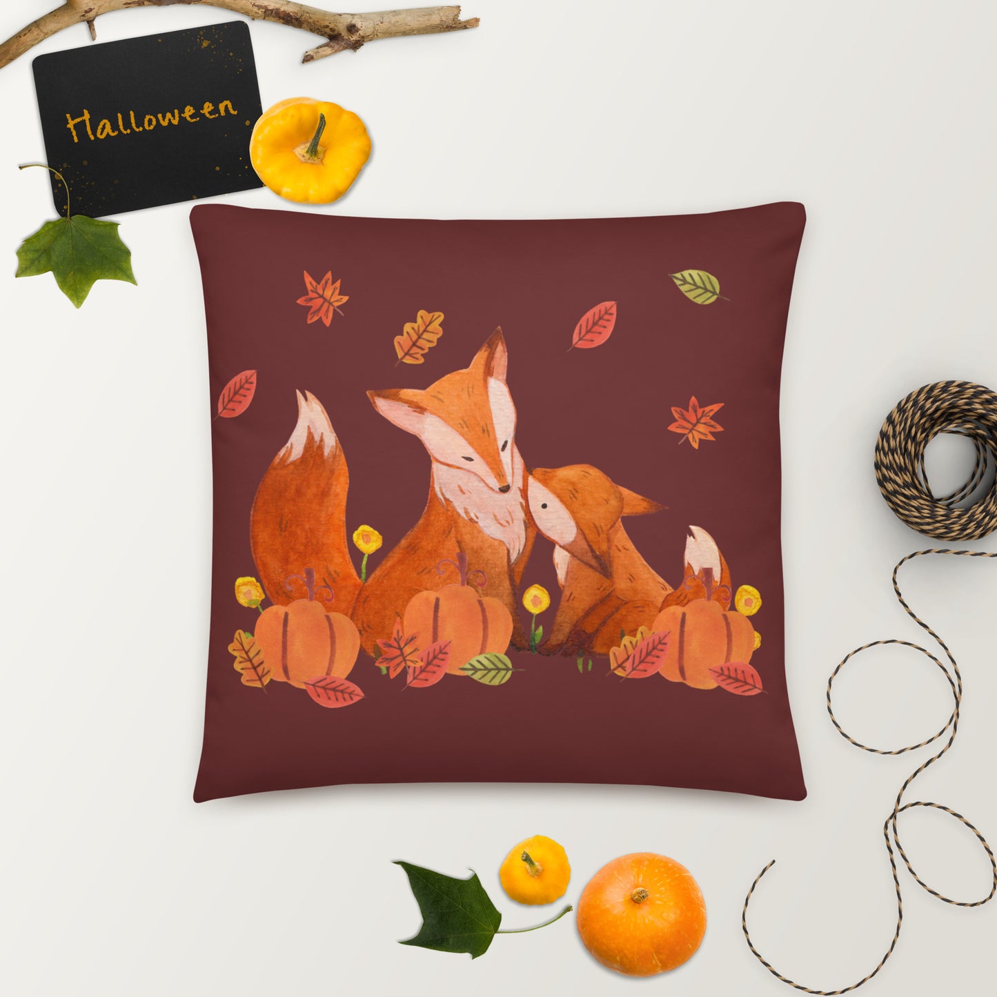 Sweet Foxes Pillow