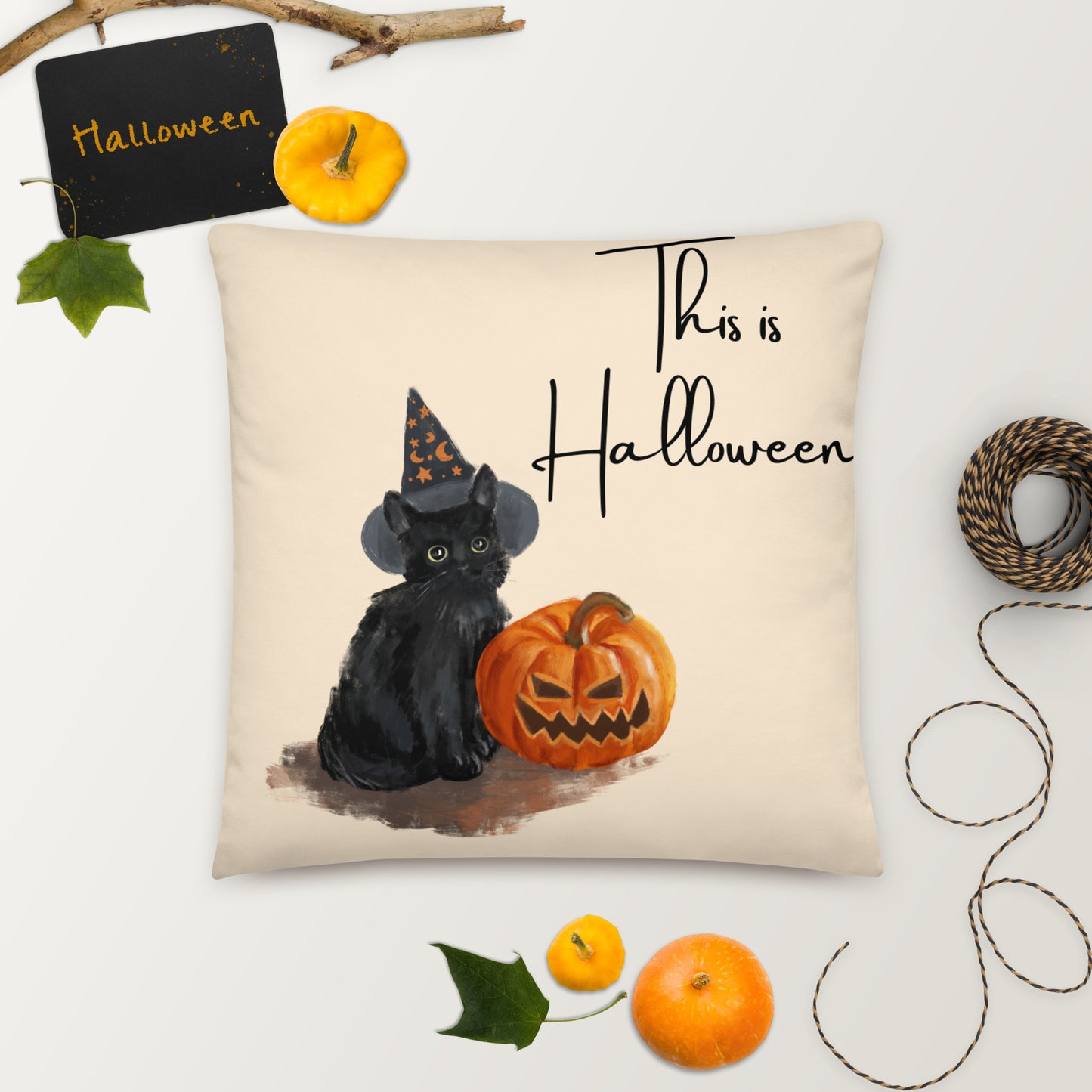 Eddie's This Is Halloween Pillow