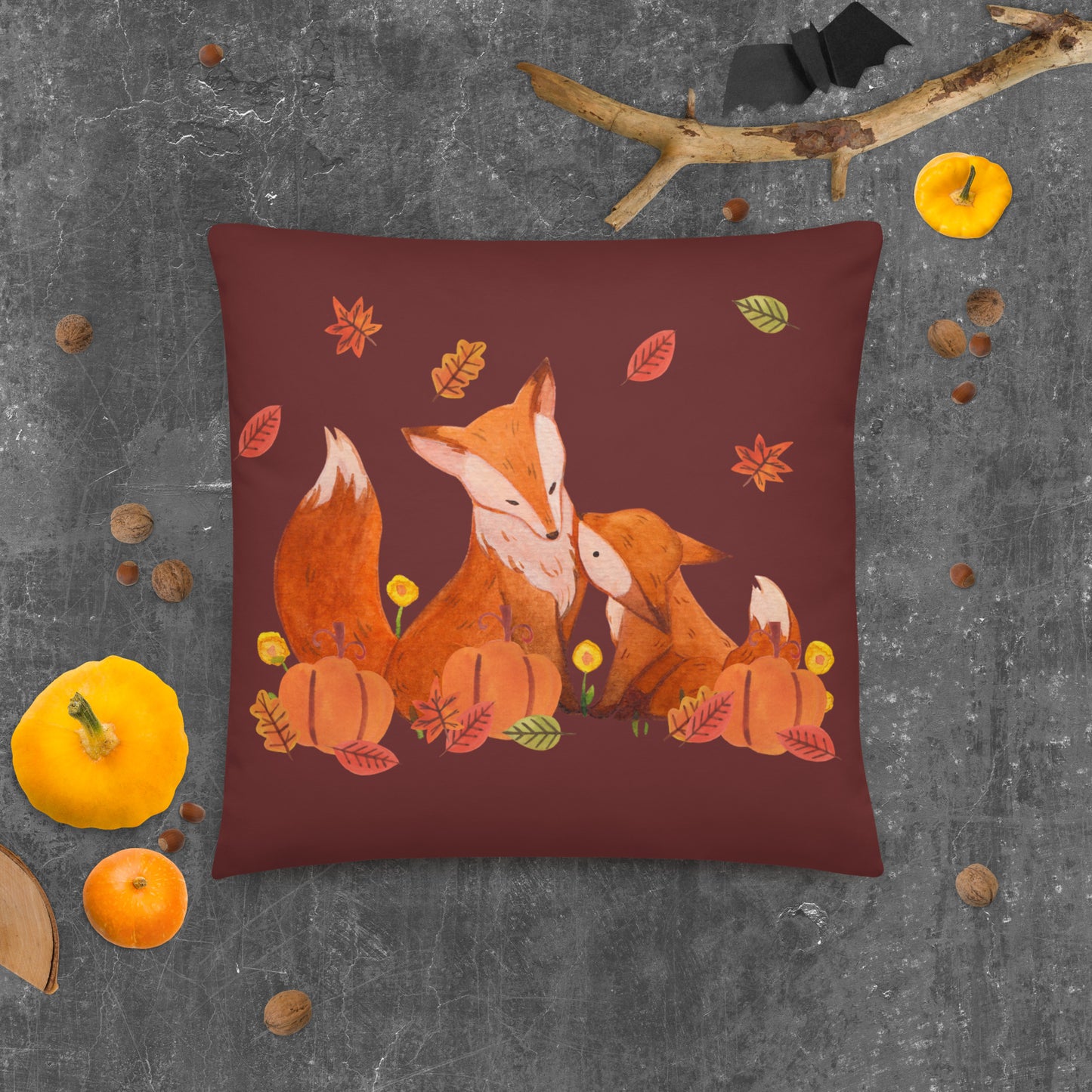 Sweet Foxes Pillow