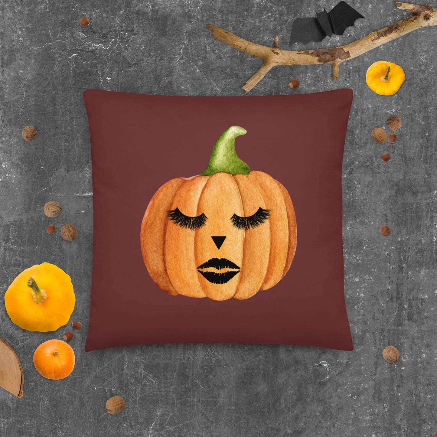 Halloween Pumpkin Queen Pillow