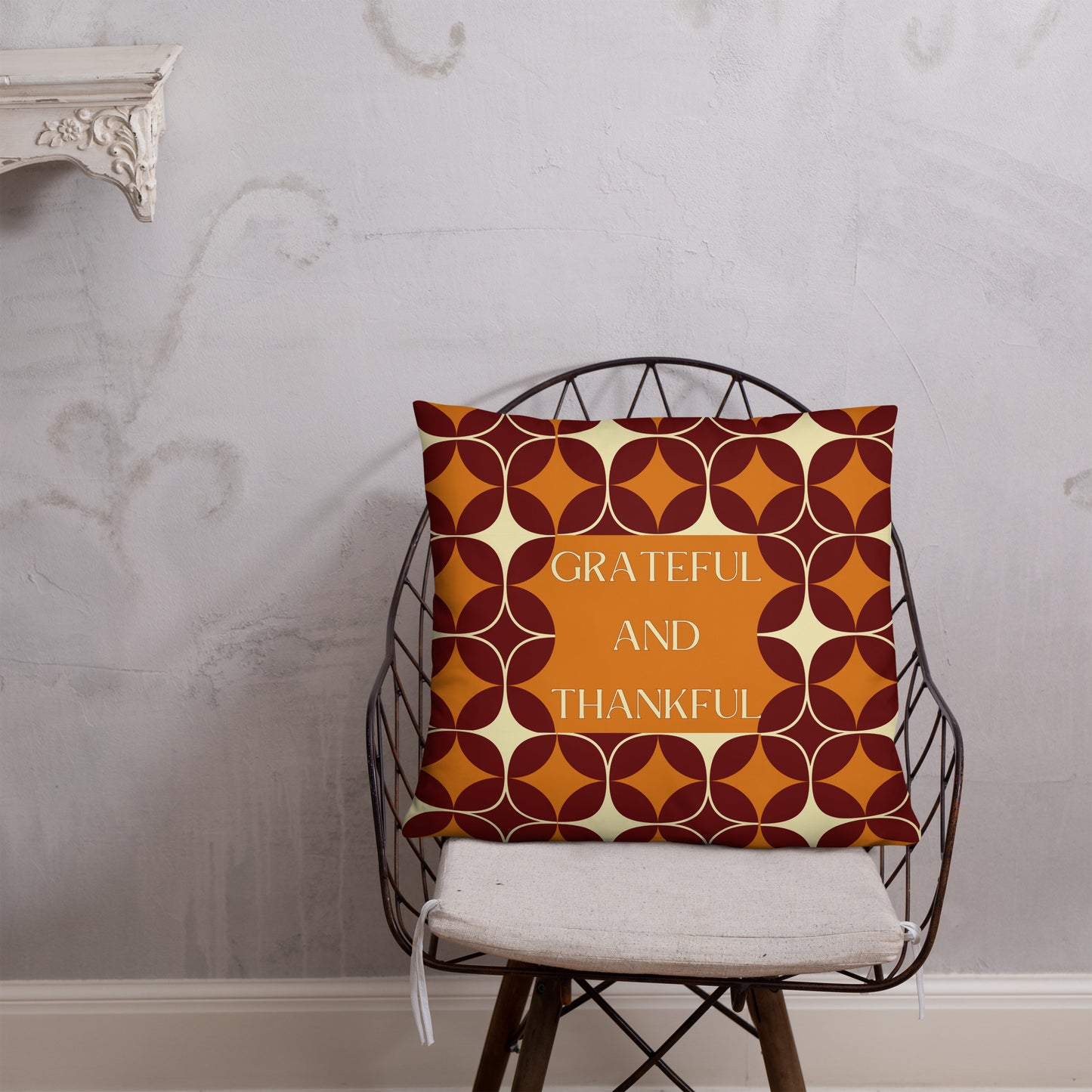 Grateful & Thankful Pillow