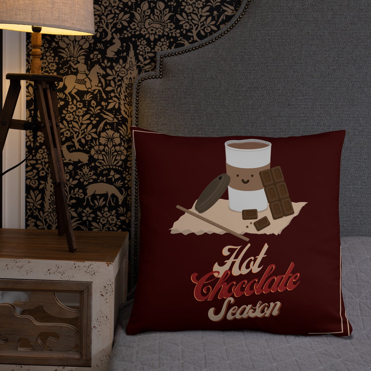 Hot Chocolate Season Pillow