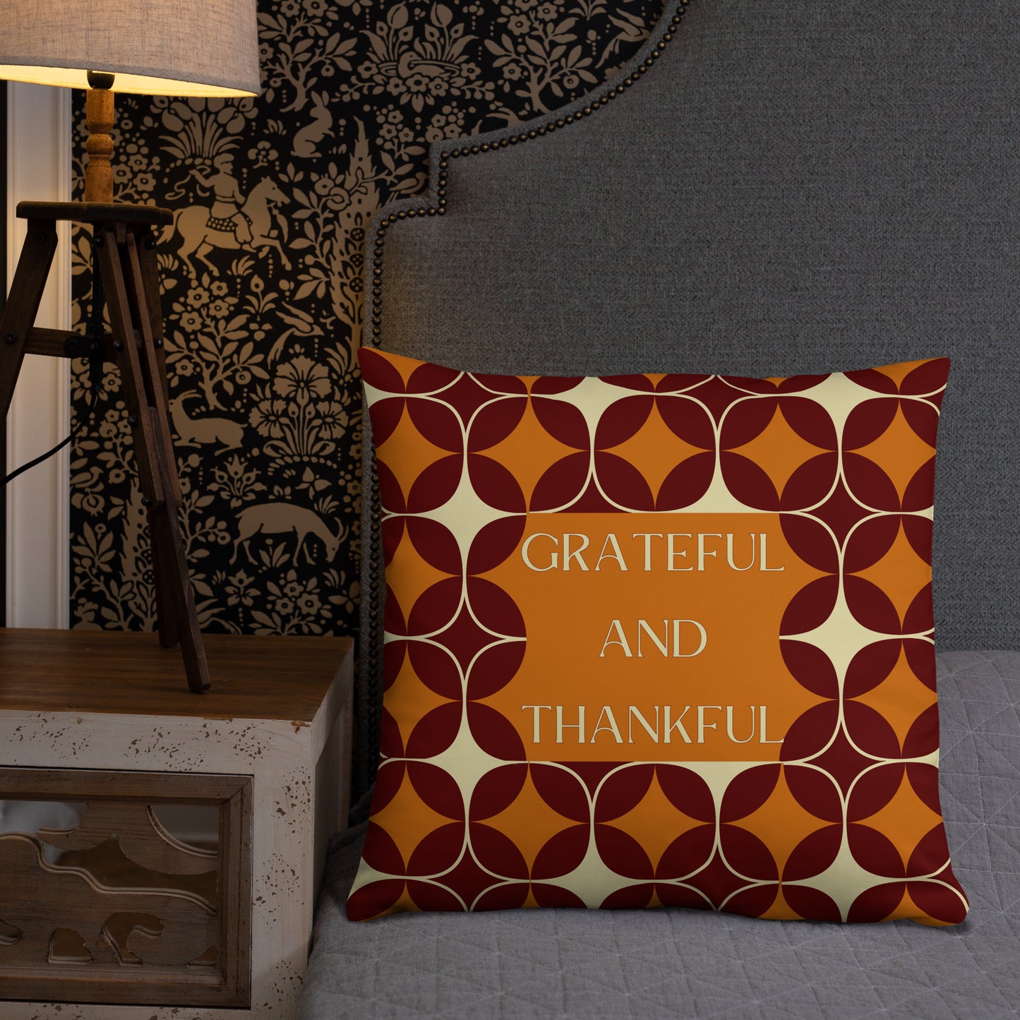 Grateful & Thankful Pillow