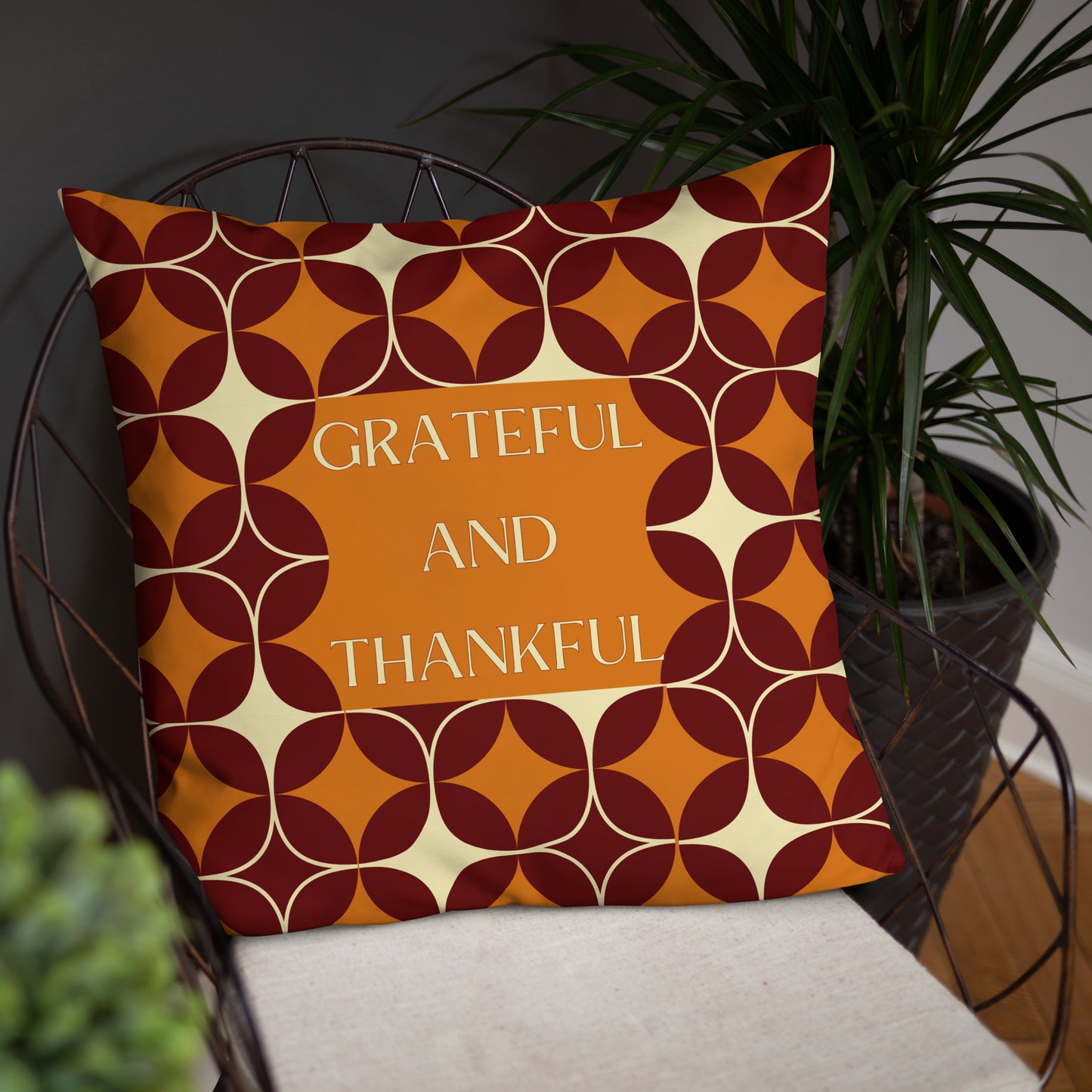 Grateful & Thankful Pillow