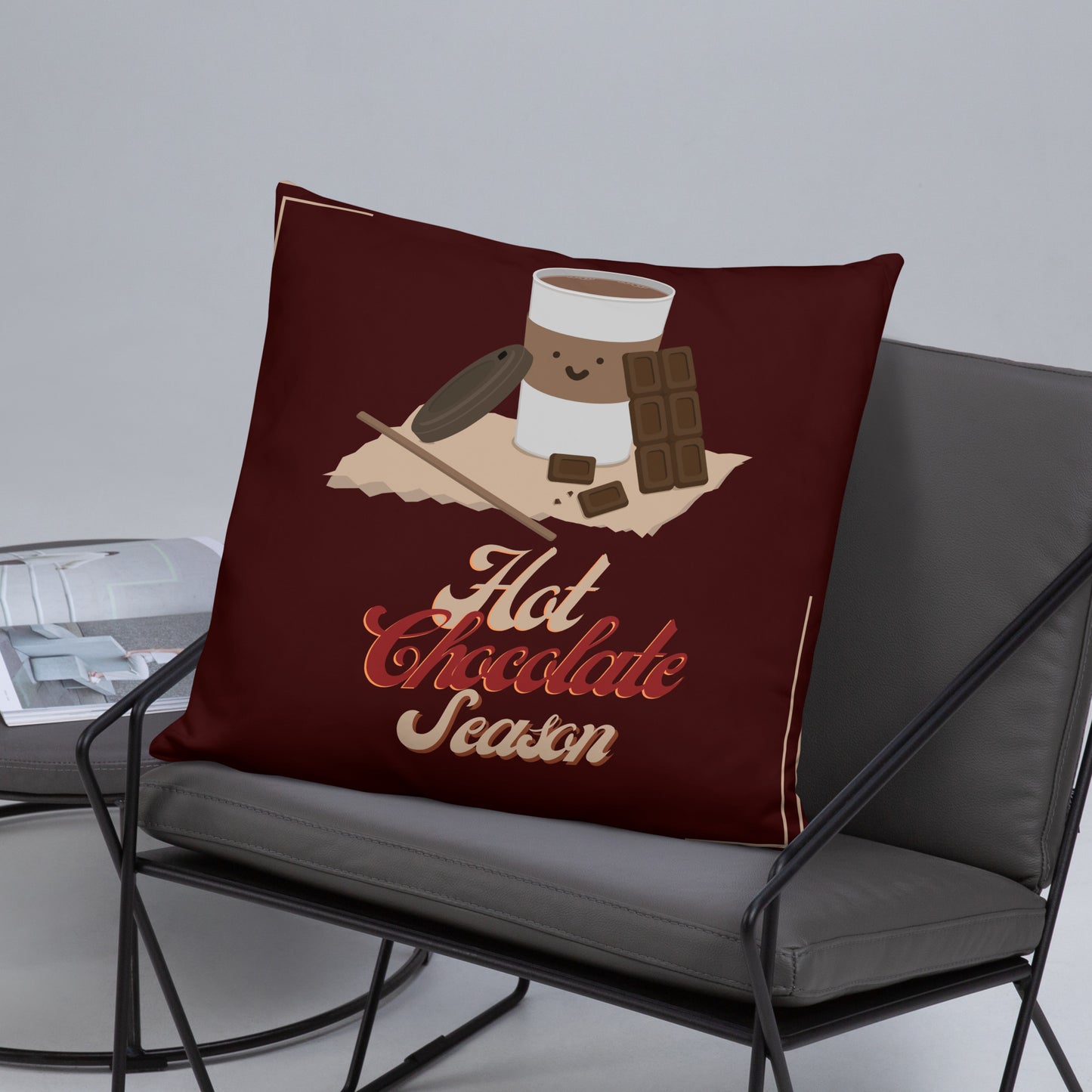 Hot Chocolate Season Pillow