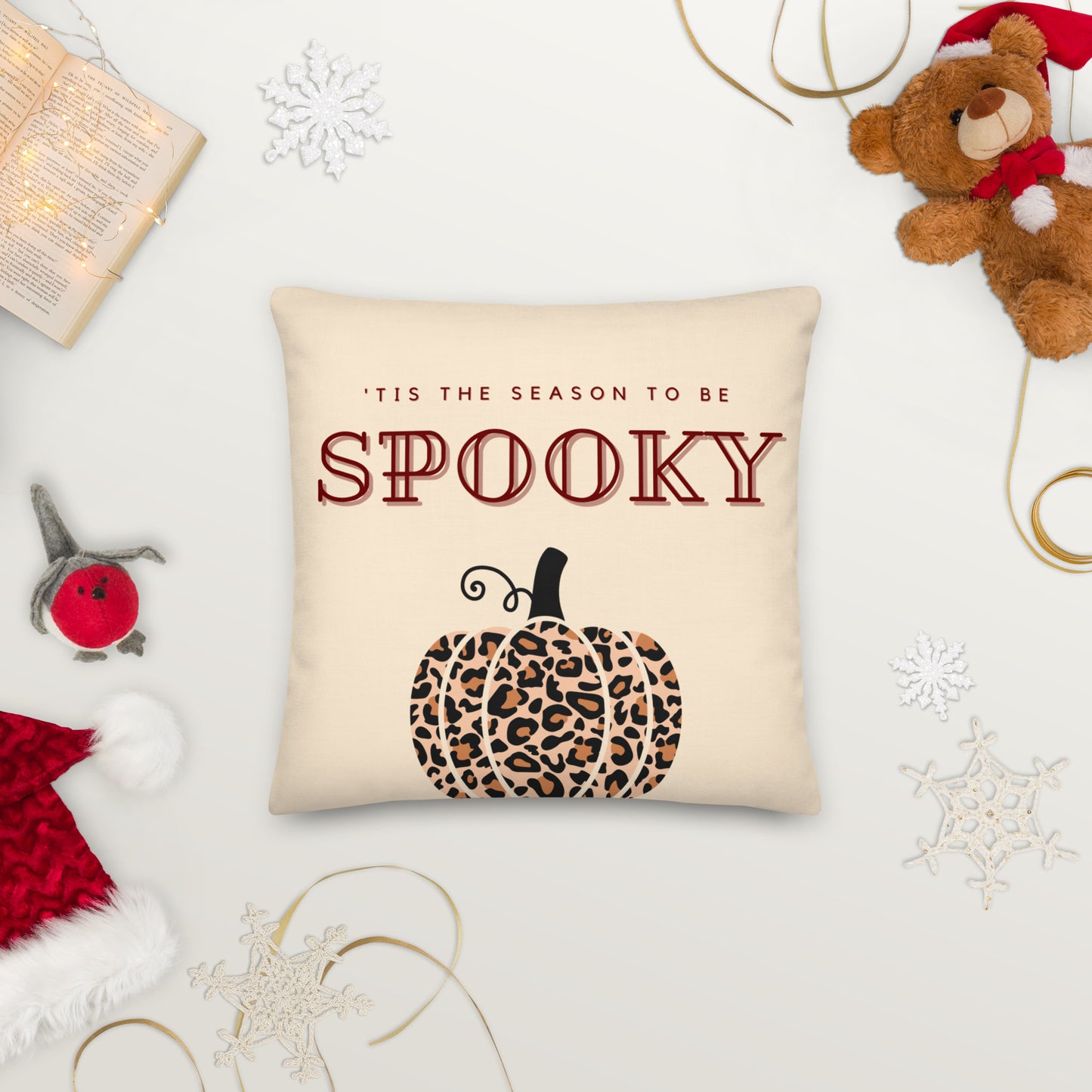 Tis the Season to be Spooky Pillow - Light