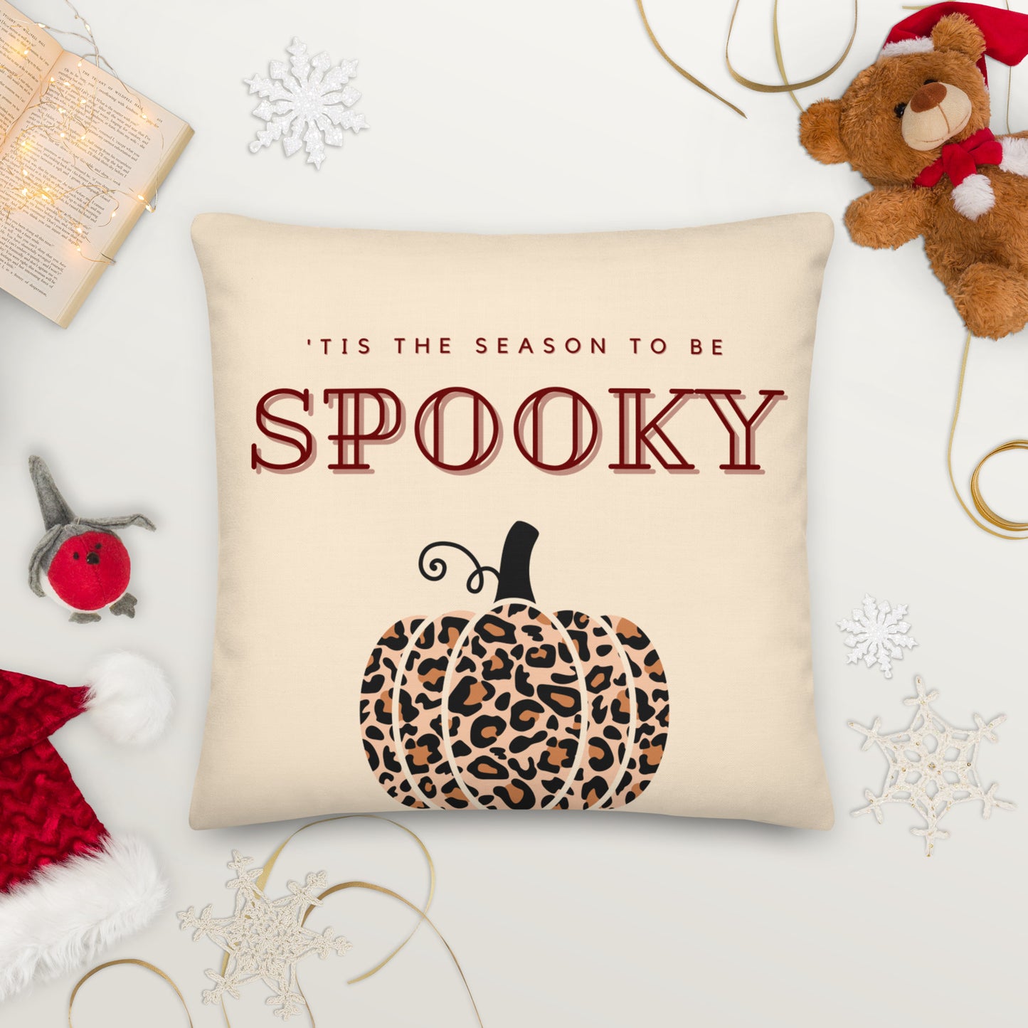 Tis the Season to be Spooky Pillow - Light