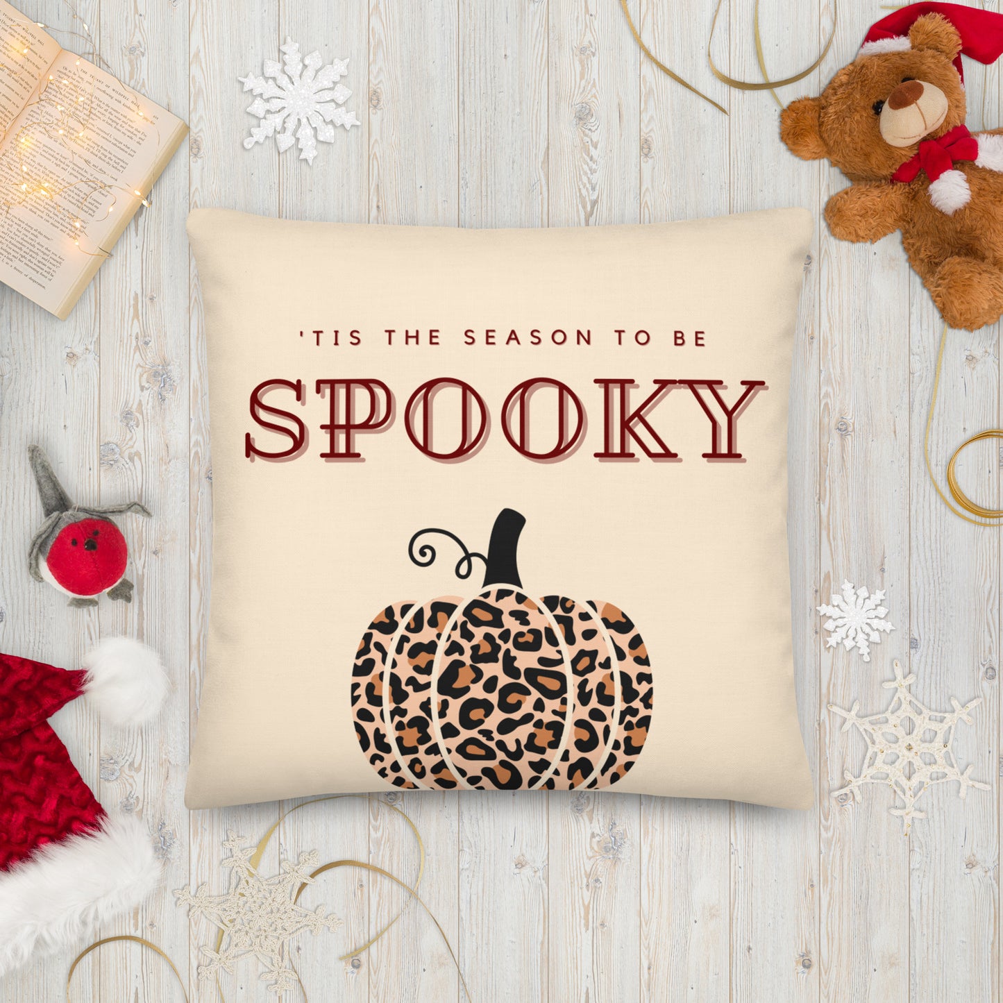 Tis the Season to be Spooky Pillow - Light