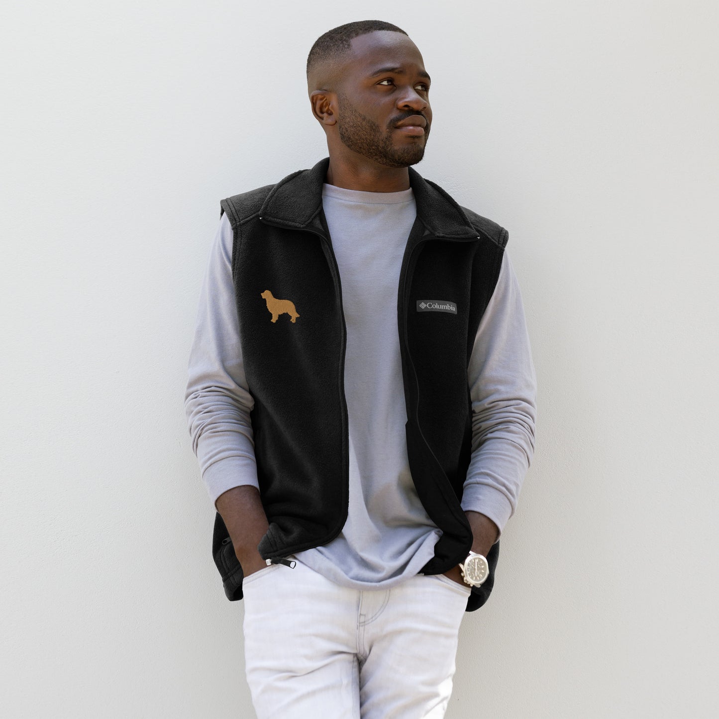 Rigby's Men’s Columbia fleece vest