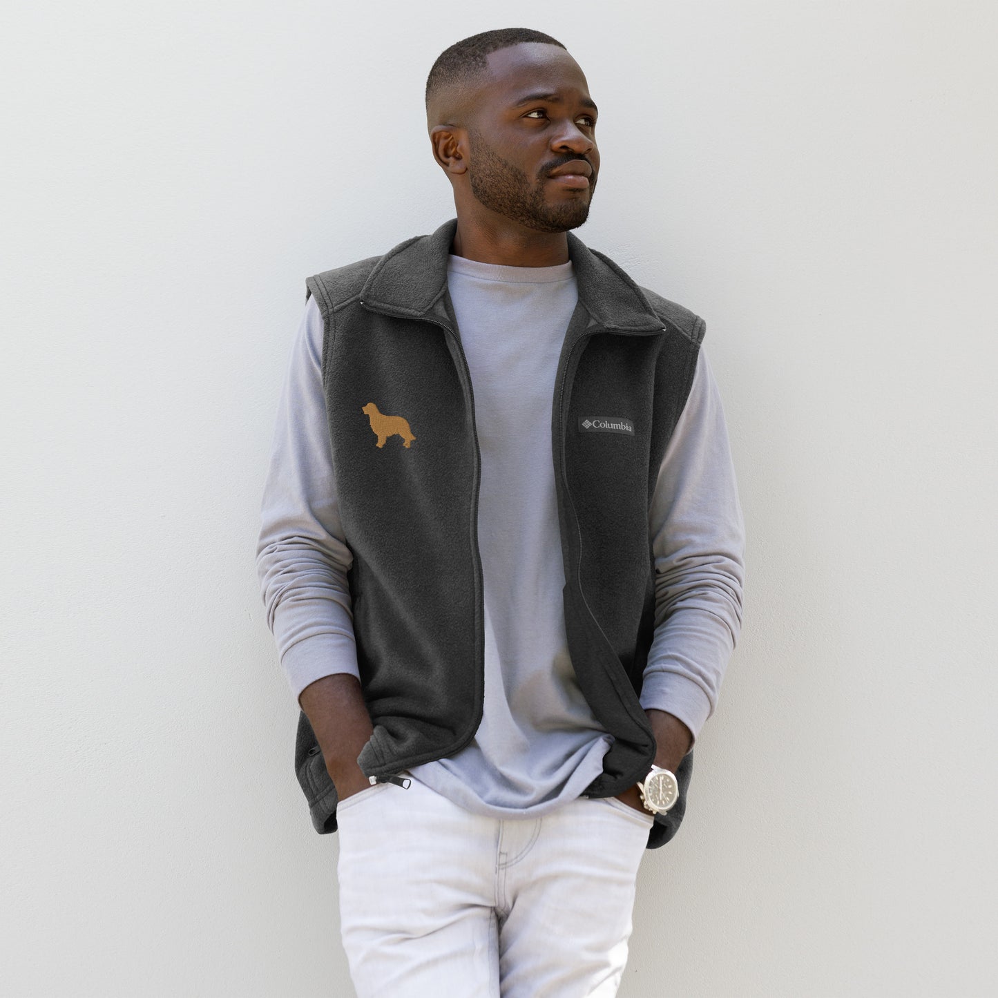 Rigby's Men’s Columbia fleece vest
