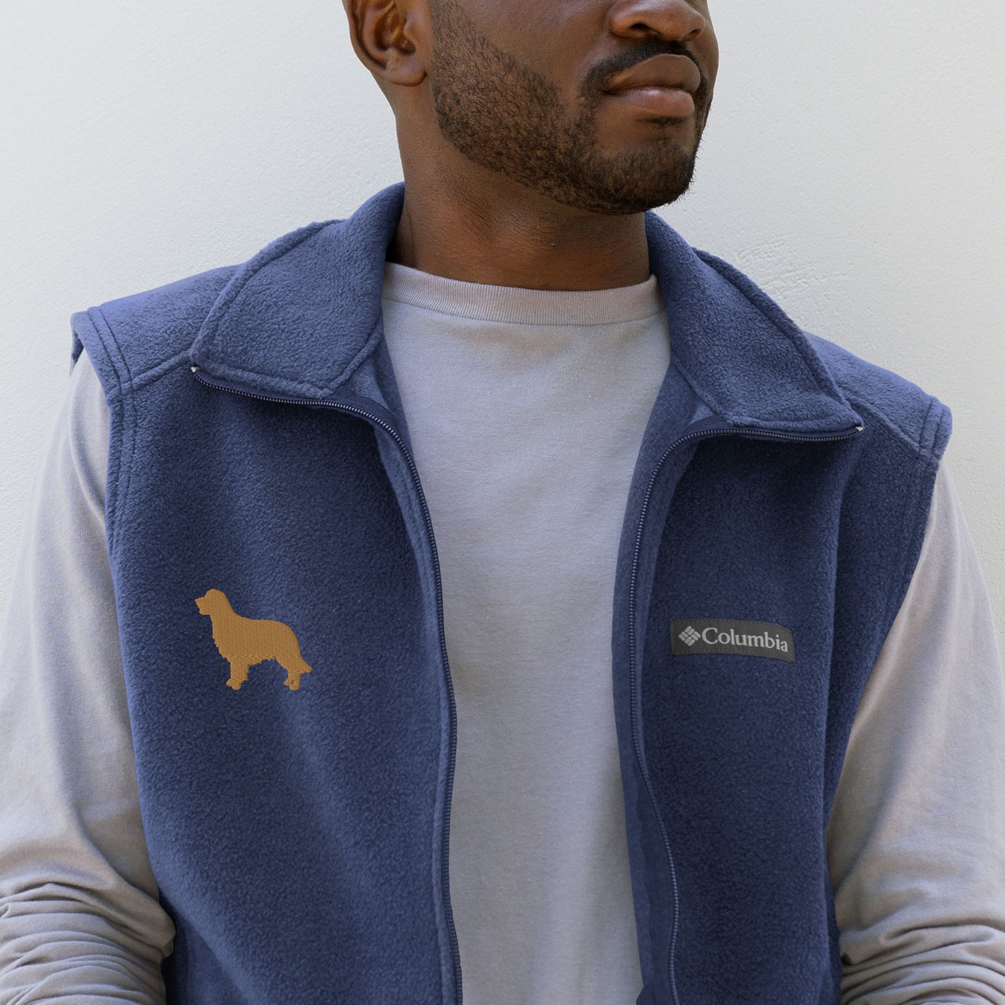 Rigby's Men’s Columbia fleece vest