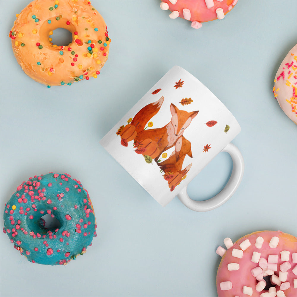 Fall Foxes mug