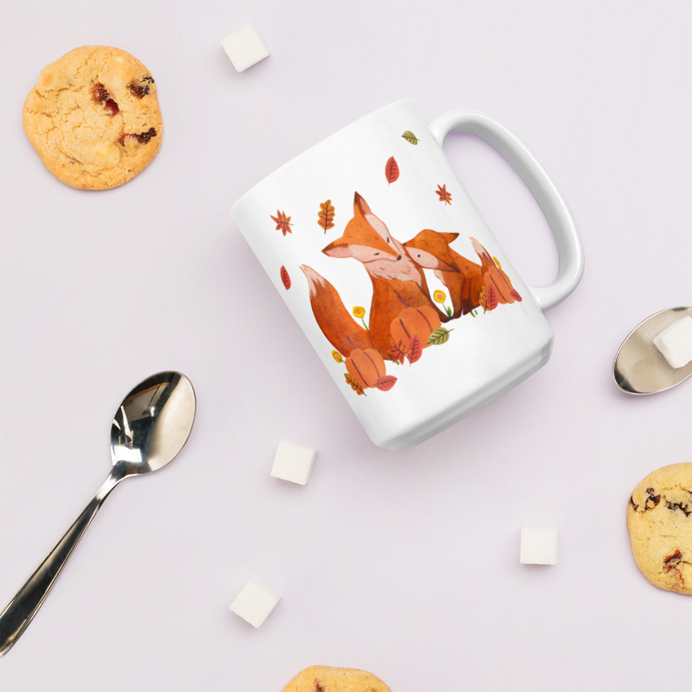 Fall Foxes mug