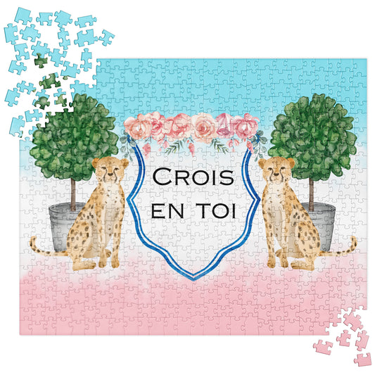 "Believe in Yourself" French Jigsaw puzzle