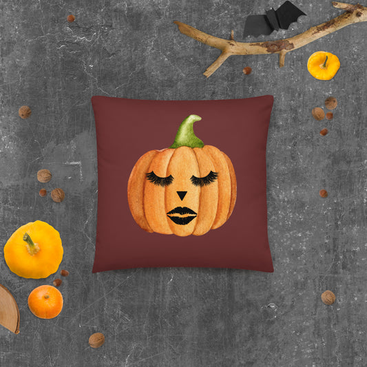 Halloween Pumpkin Queen Pillow