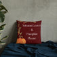 Autumn Leaves & Pumpkin Please Pillow