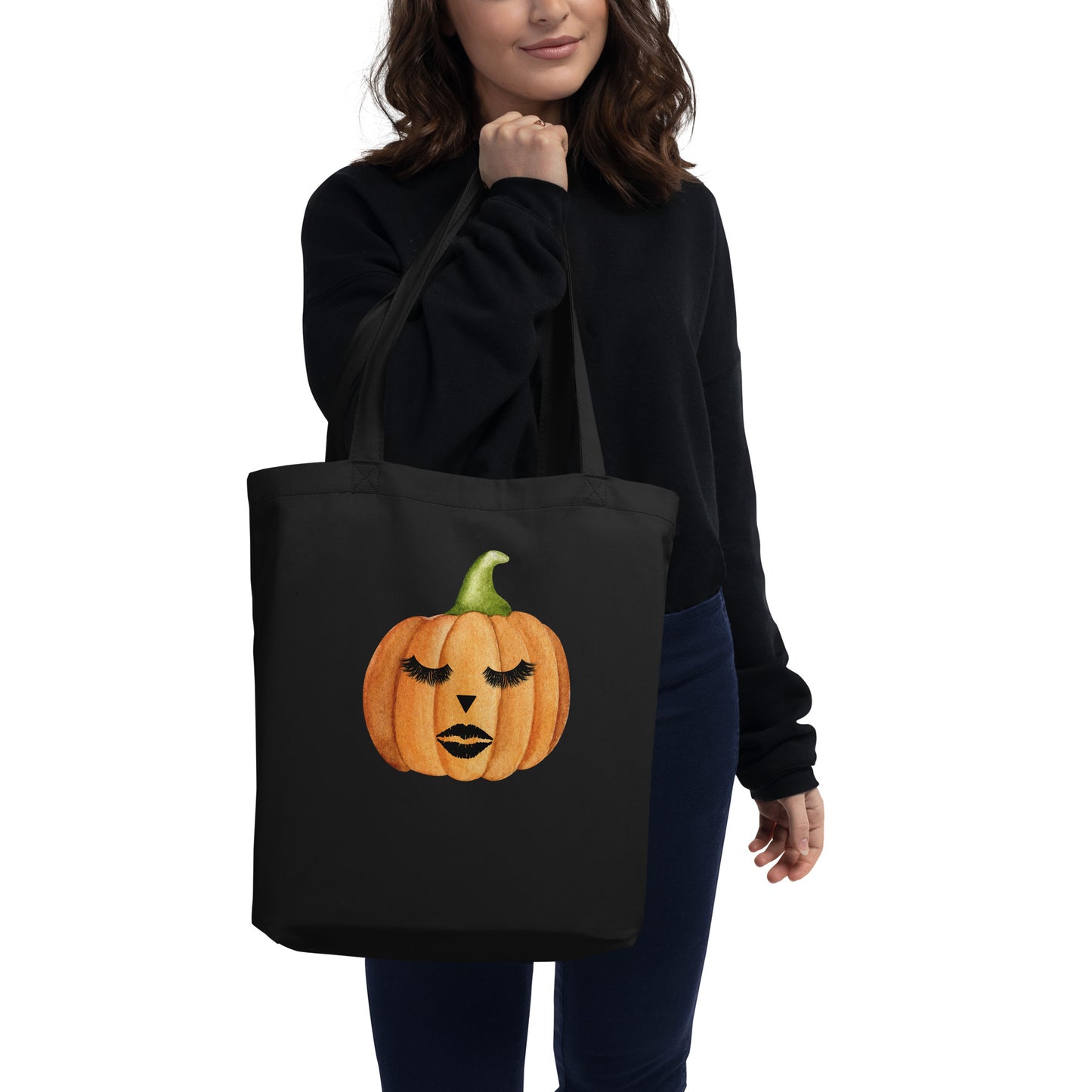 Halloween Pumpkin Queen Eco Tote Bag