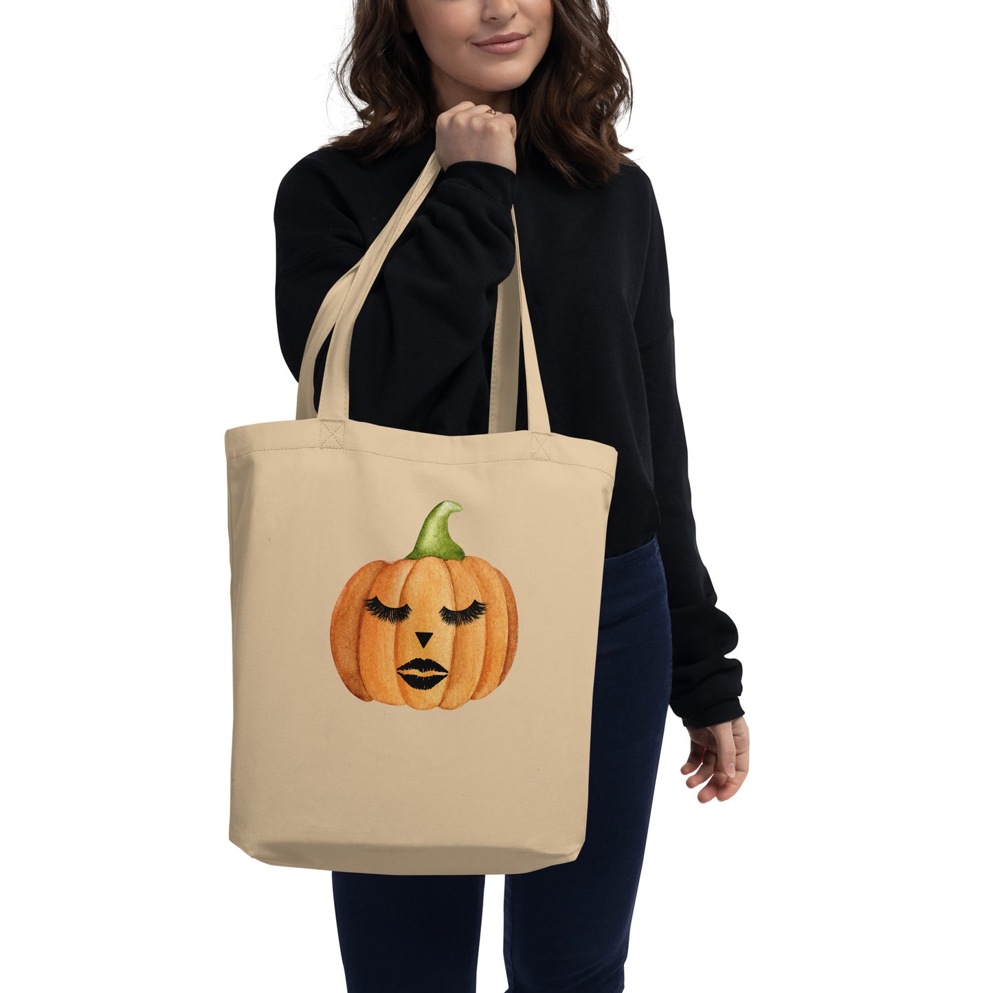 Halloween Pumpkin Queen Eco Tote Bag